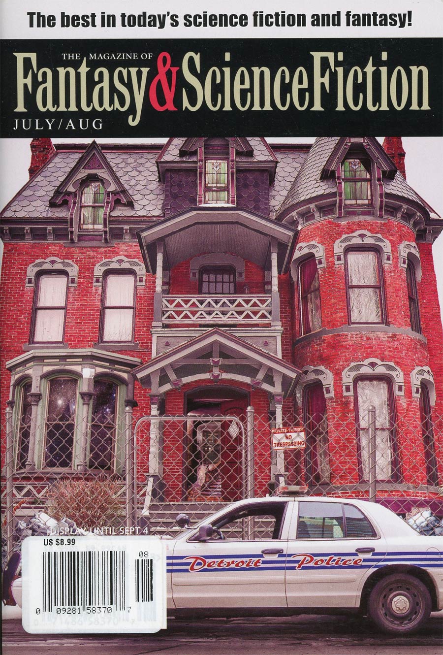 Fantasy & Science Fiction Digest Vol 133 #1 & 2 July / August 2017