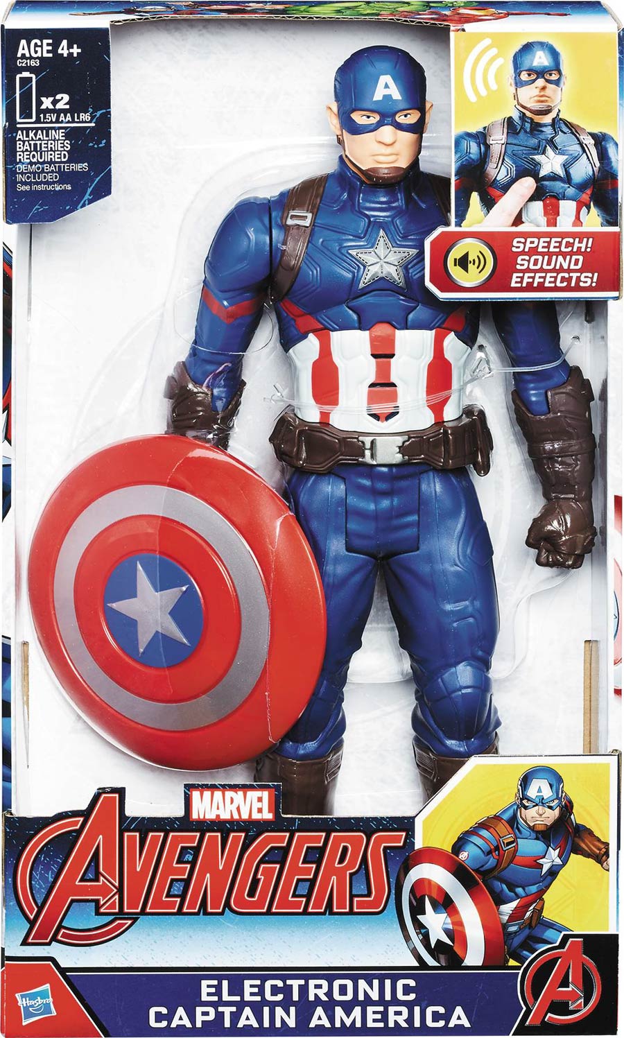 Avengers Captain America 12-Inch Electronic Action Figure