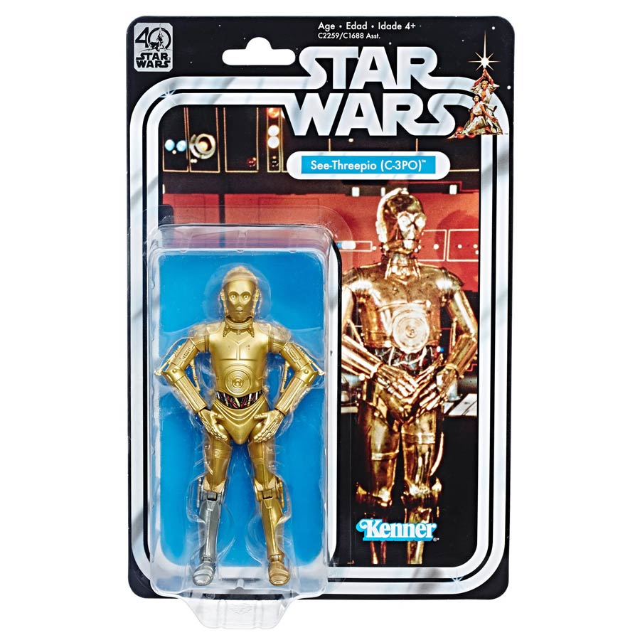 Star Wars Black 40th Anniversary 6-Inch Action Figure Assortment 201702 - C-3PO