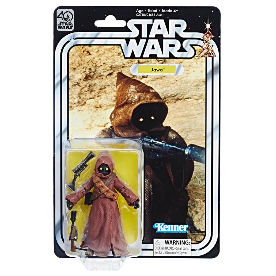 Star Wars Black 40th Anniversary 6-Inch Action Figure Assortment 201702 - Jawa