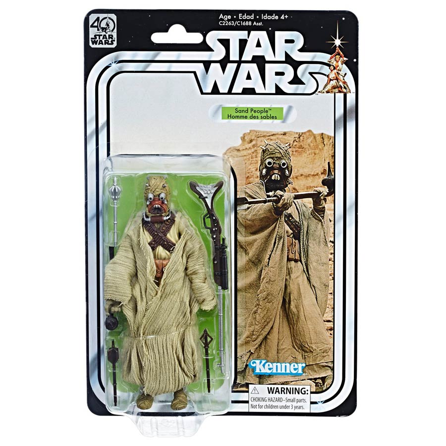 Star Wars Black 40th Anniversary 6-Inch Action Figure Assortment 201702 - Sand People