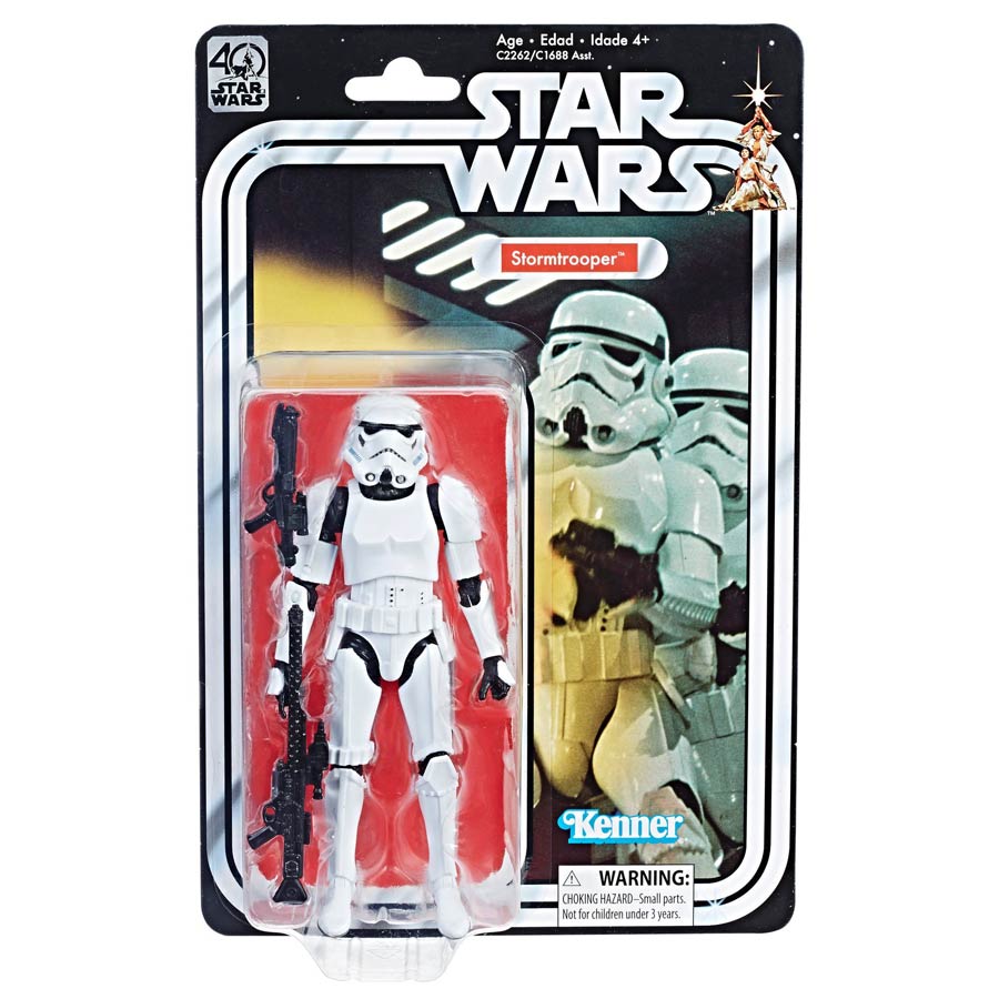 Star Wars Black 40th Anniversary 6-Inch Action Figure Assortment 201702 - Stormtrooper