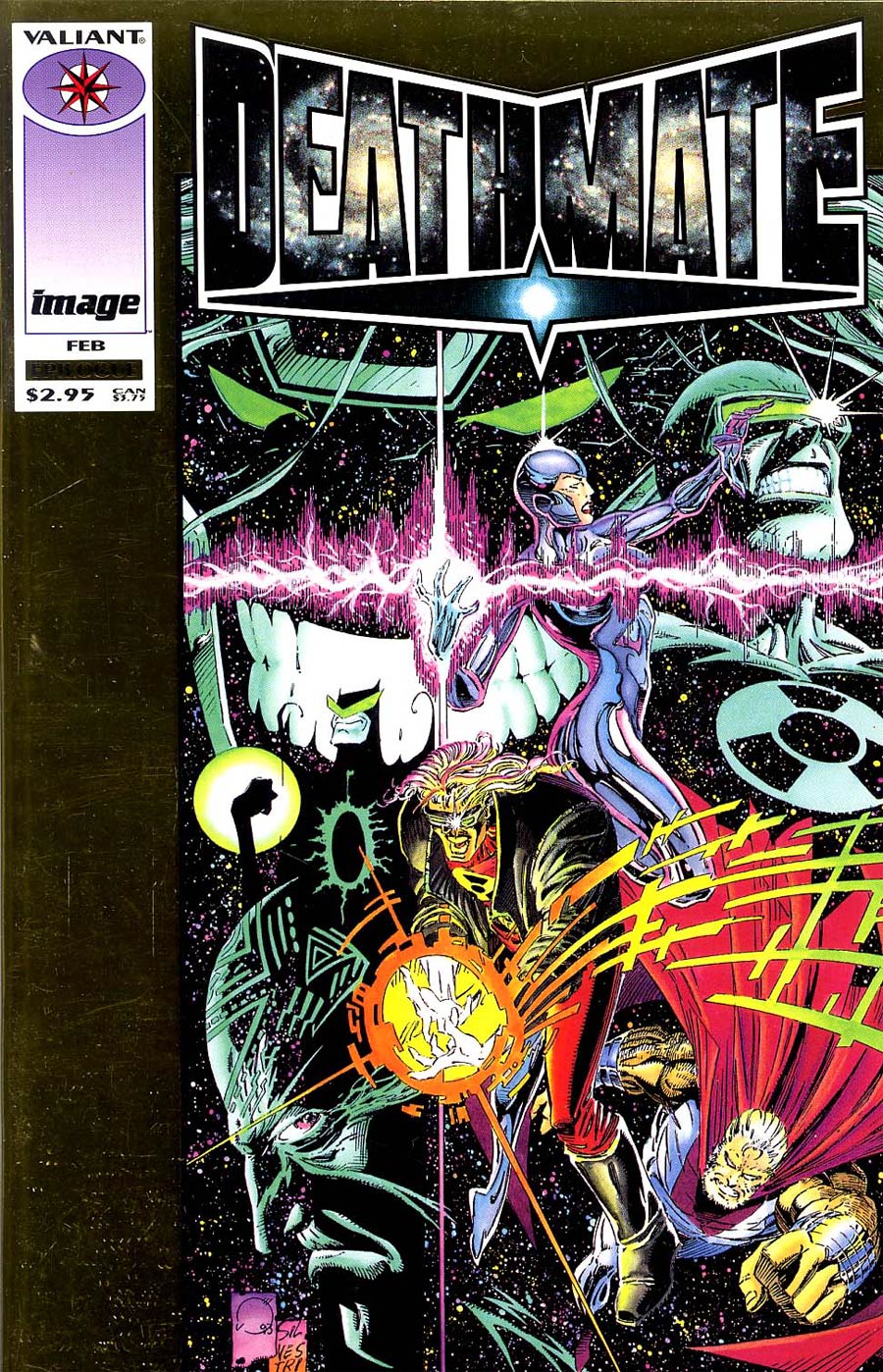 Deathmate Epilogue Cover B Gold Foil Edition