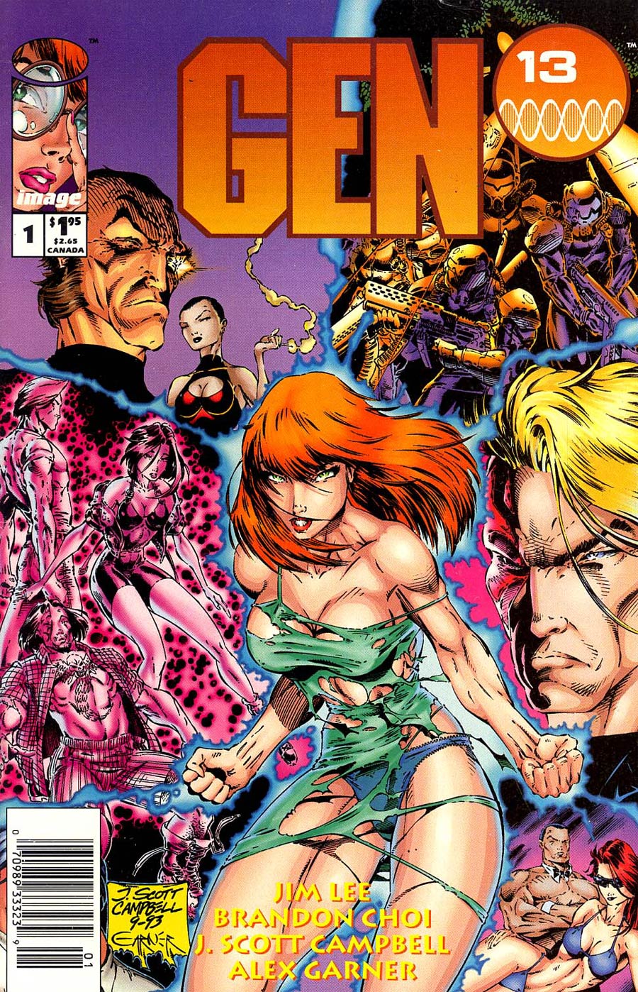 Gen 13 #1 Cover M Newsstand Edition