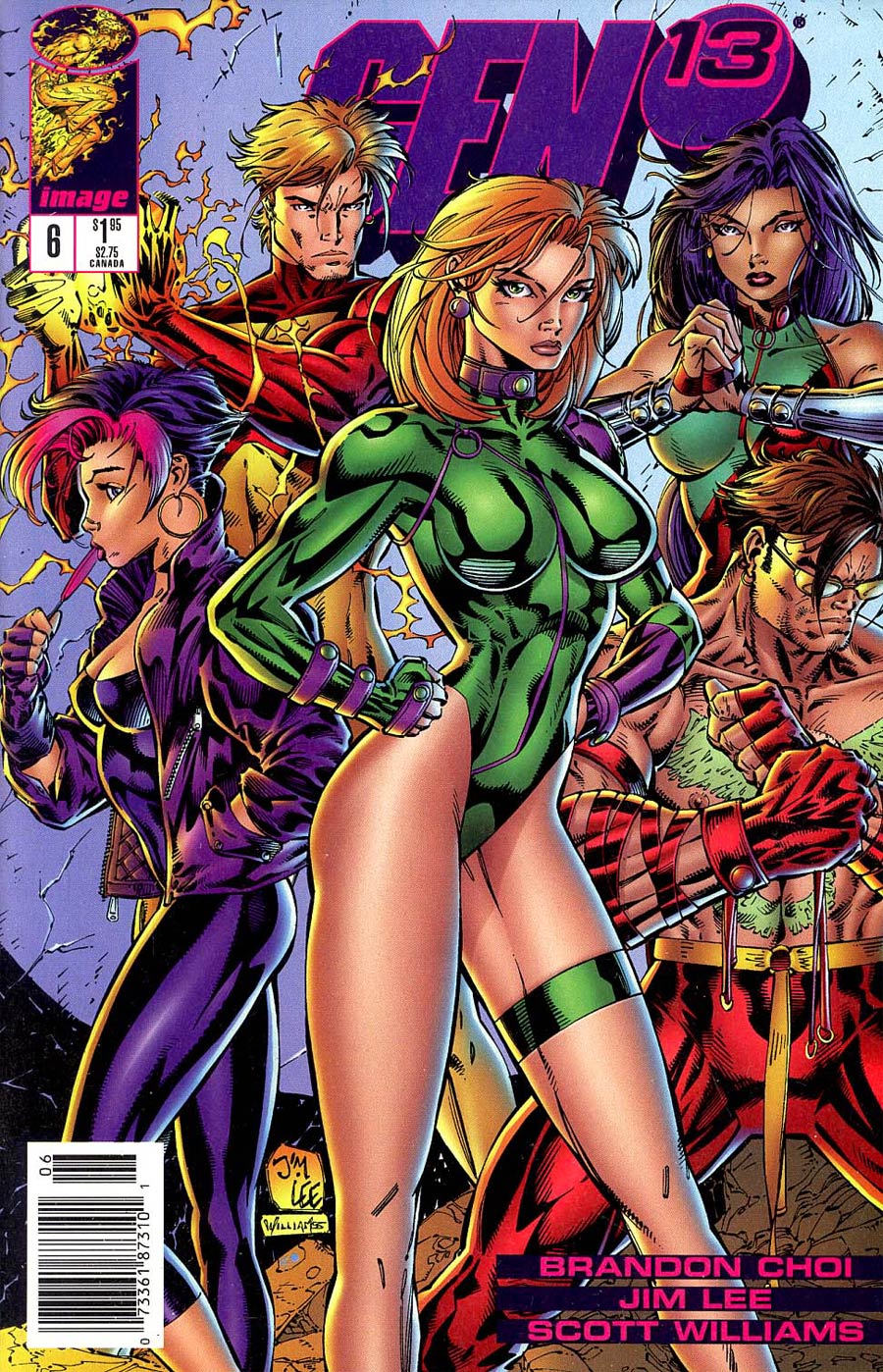 Gen 13 Vol 2 #6 Cover B Newsstand Edition