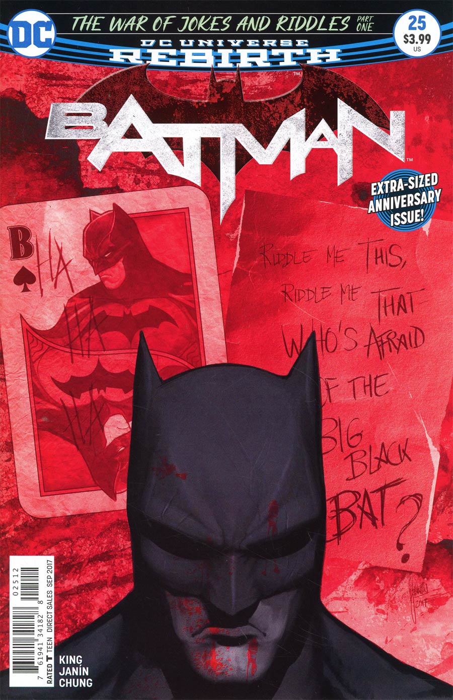 Batman Vol 3 #25 Cover C 2nd Ptg Mikel Janin Variant Cover