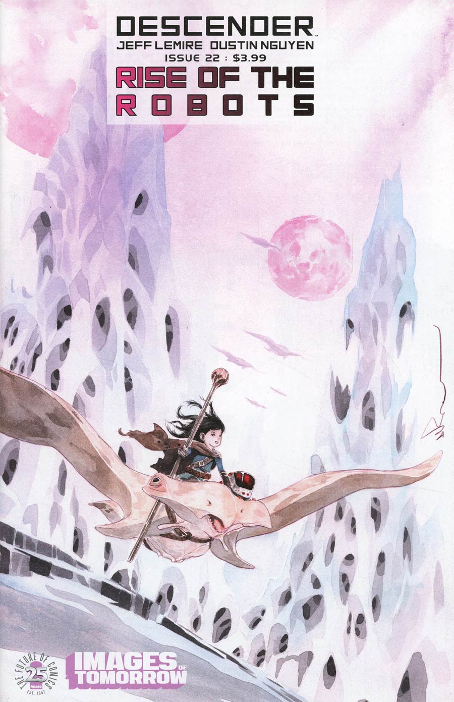 Descender #22 Cover C Variant Dustin Nguyen Images Of Tomorrow Cover