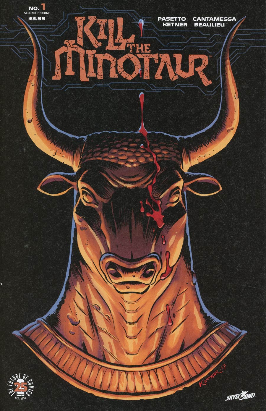 Kill The Minotaur #1 Cover B 2nd Ptg Lukas Ketner Variant Cover