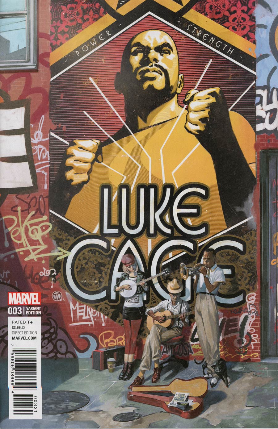 Luke Cage #3 Cover B Incentive Julian Totino Tedesco Variant Cover