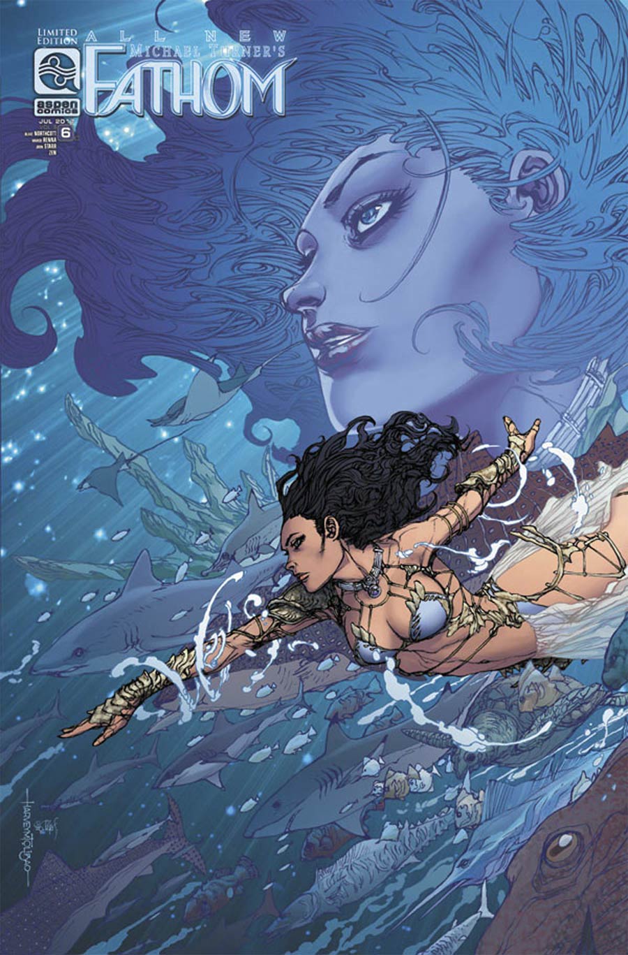 All New Fathom Vol 2 #6 Cover C Incentive Harvey Tolibao Variant Cover