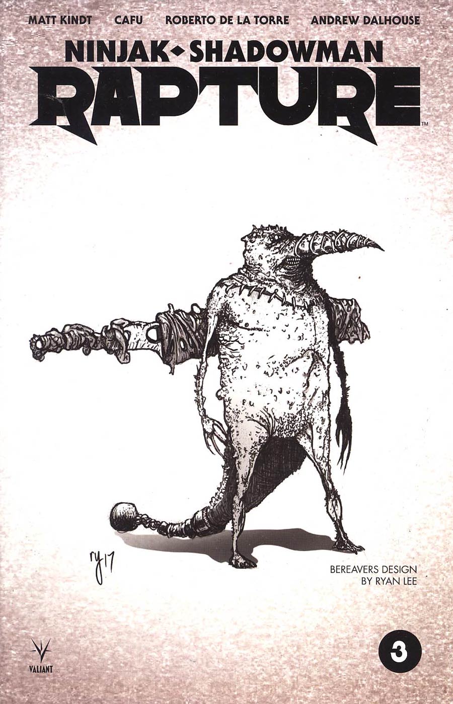 Rapture (Valiant Entertainment) #3 Cover D Incentive Ryan Lee Character Design Variant Cover