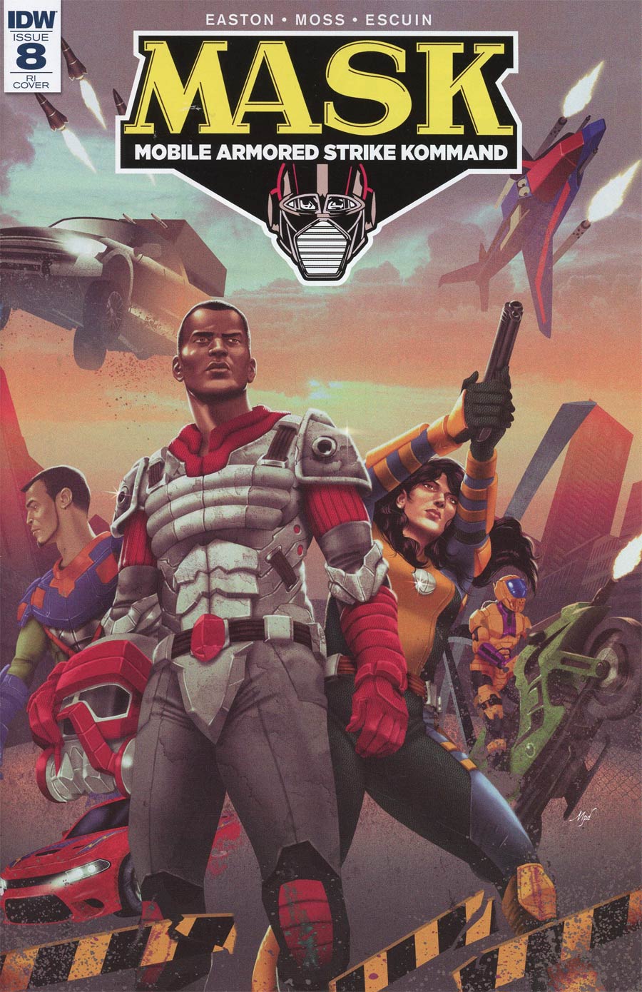 M.A.S.K. Mobile Armored Strike Kommand #8 Cover D Incentive Marcelo Perez Dalannays Variant Cover