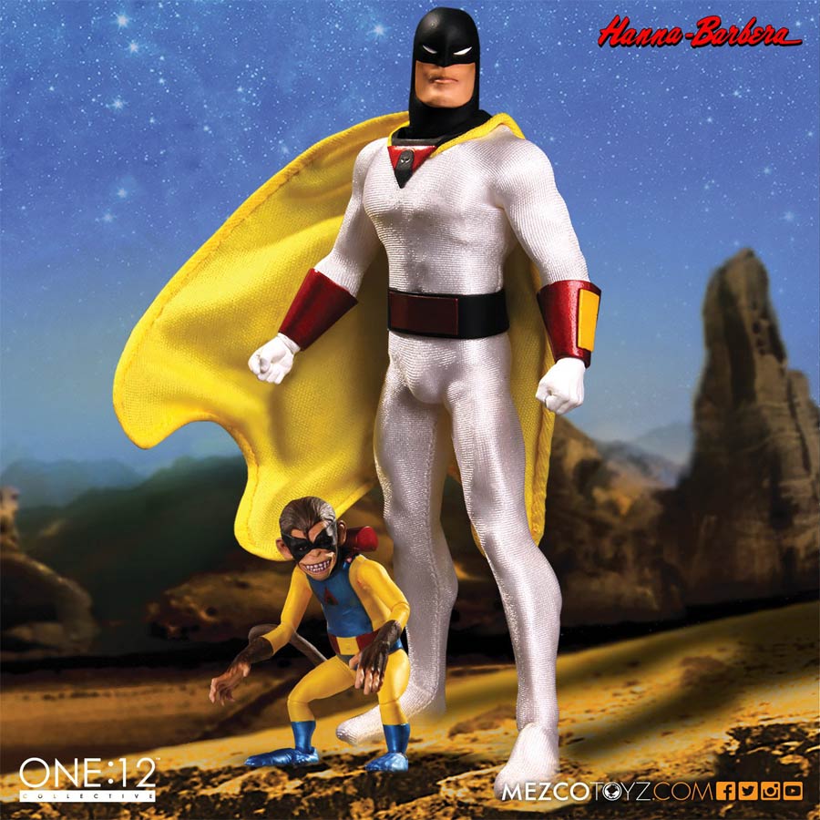 One-12 Collective Space Ghost Glow-In-The-Dark Action Figure