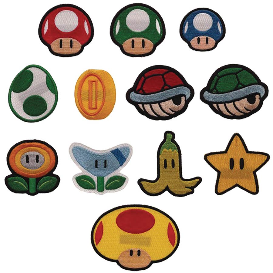 Nintendo Super Mario Bros Iron On Patch Blind Mystery Box