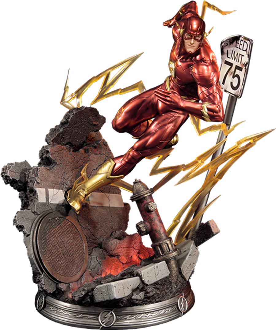 Justice League New 52 The Flash 21.25-inch Statue