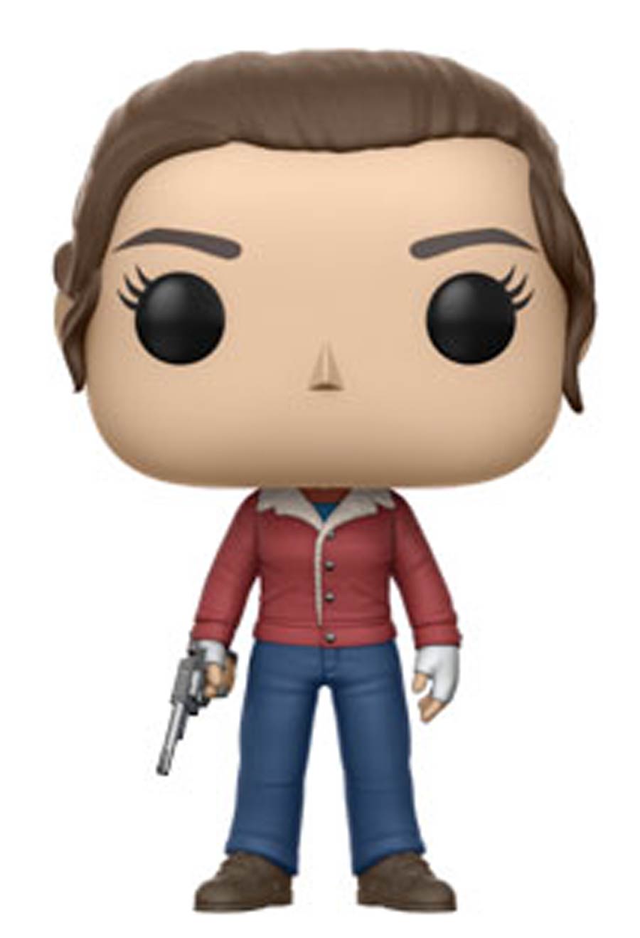 POP Television Stranger Things Nancy With Gun Vinyl Figure