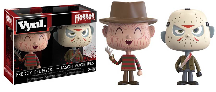 Vynl. Horror Freddy Krueger And Jason Voorhees Vinyl Figure