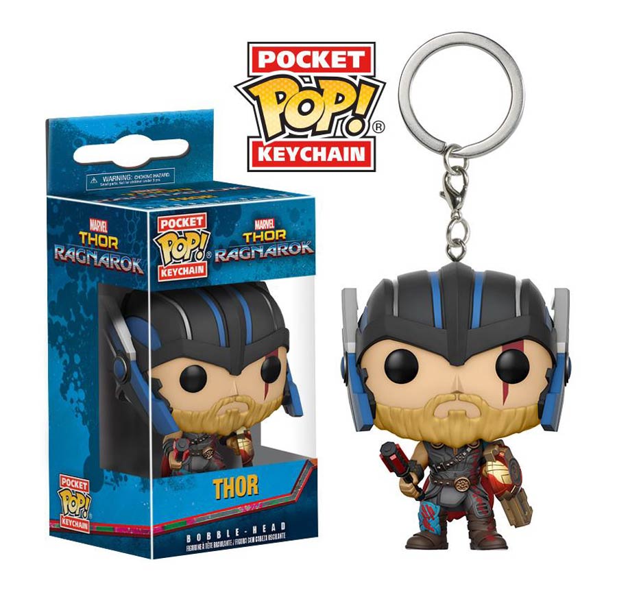 POP Thor Ragnarok Thor Vinyl Figure Pocket Keychain