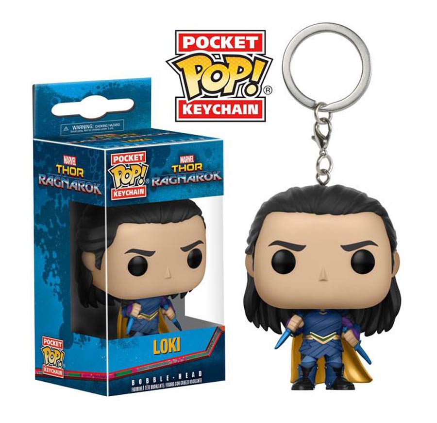 POP Thor Ragnarok Loki Vinyl Figure Pocket Keychain