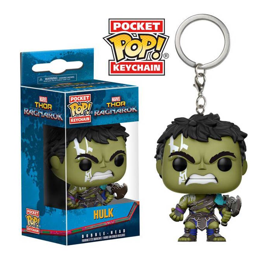 POP Thor Ragnarok Hulk Vinyl Figure Pocket Keychain