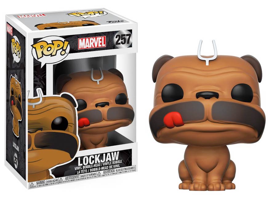 POP Marvel 257 Inhumans Lockjaw Vinyl Figure