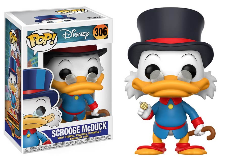 POP Disney 306 DuckTales Scrooge McDuck Vinyl Figure