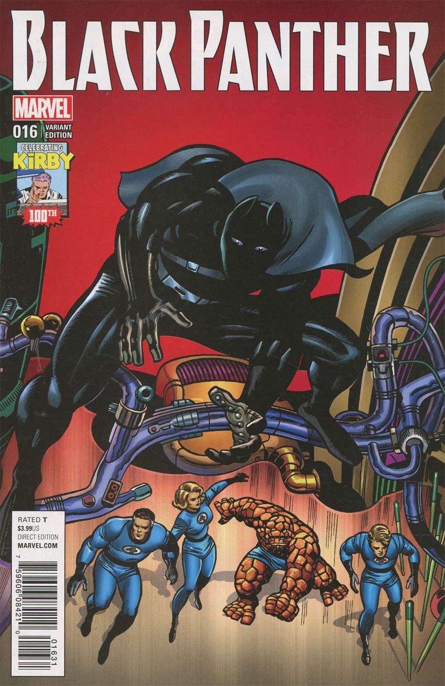 Black Panther Vol 6 #16 Cover D Incentive Jack Kirby 100th Anniversary Variant Cover