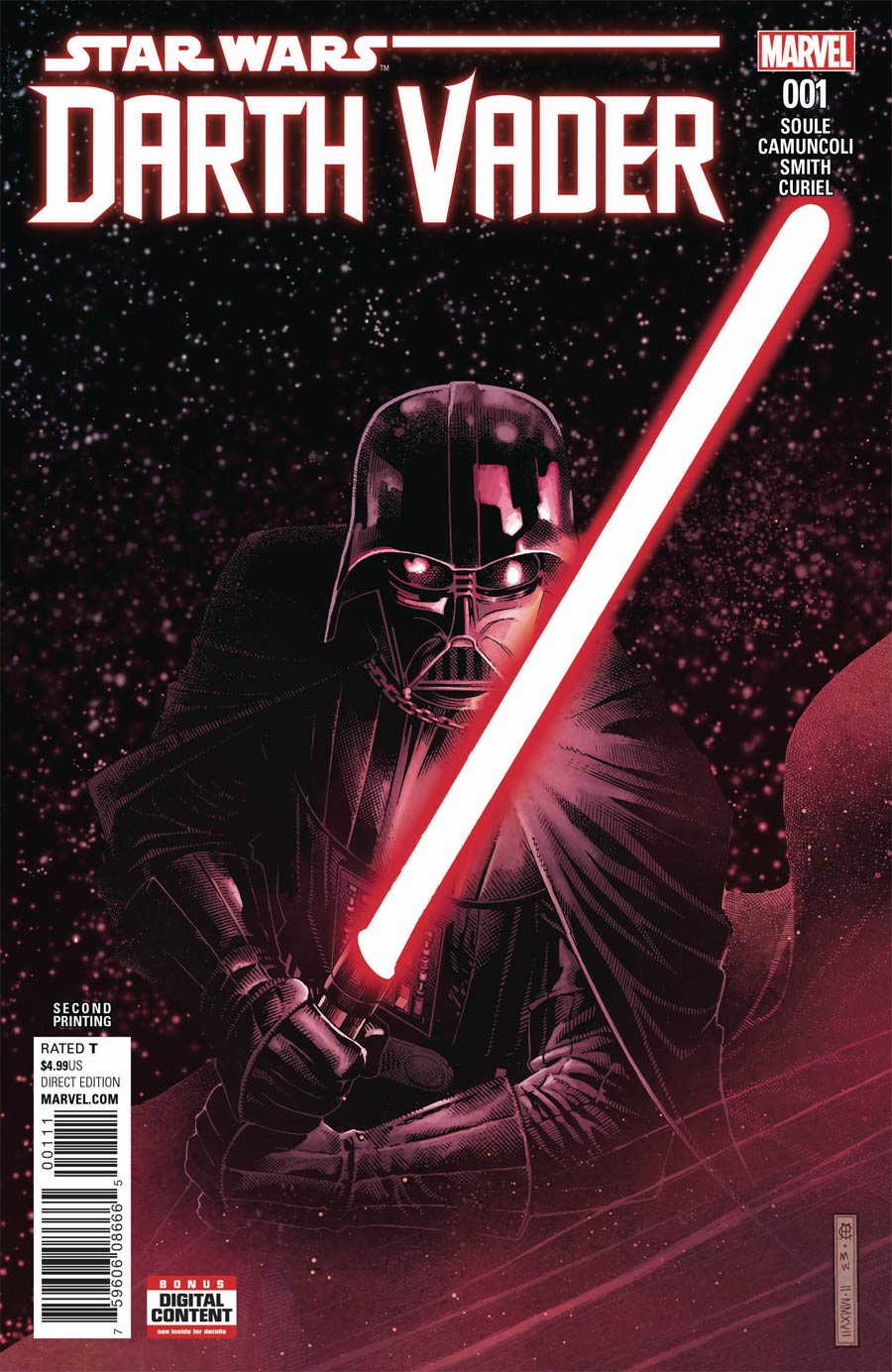 Darth Vader Vol 2 #1 Cover J 2nd Ptg Jim Cheung Variant Cover