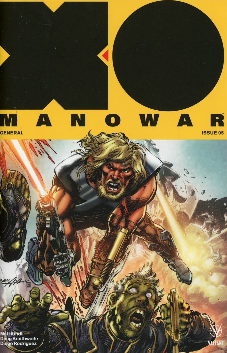 X-O Manowar Vol 4 #5 Cover E Incentive Neal Adams X-O Manowar Icon Variant Cover
