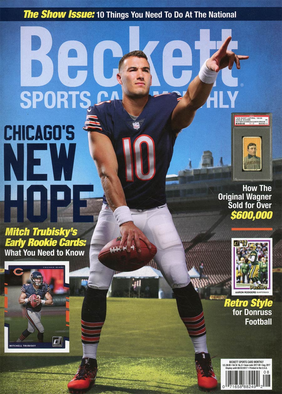 Beckett Sports Card Monthly Vol 34 #8 August 2017
