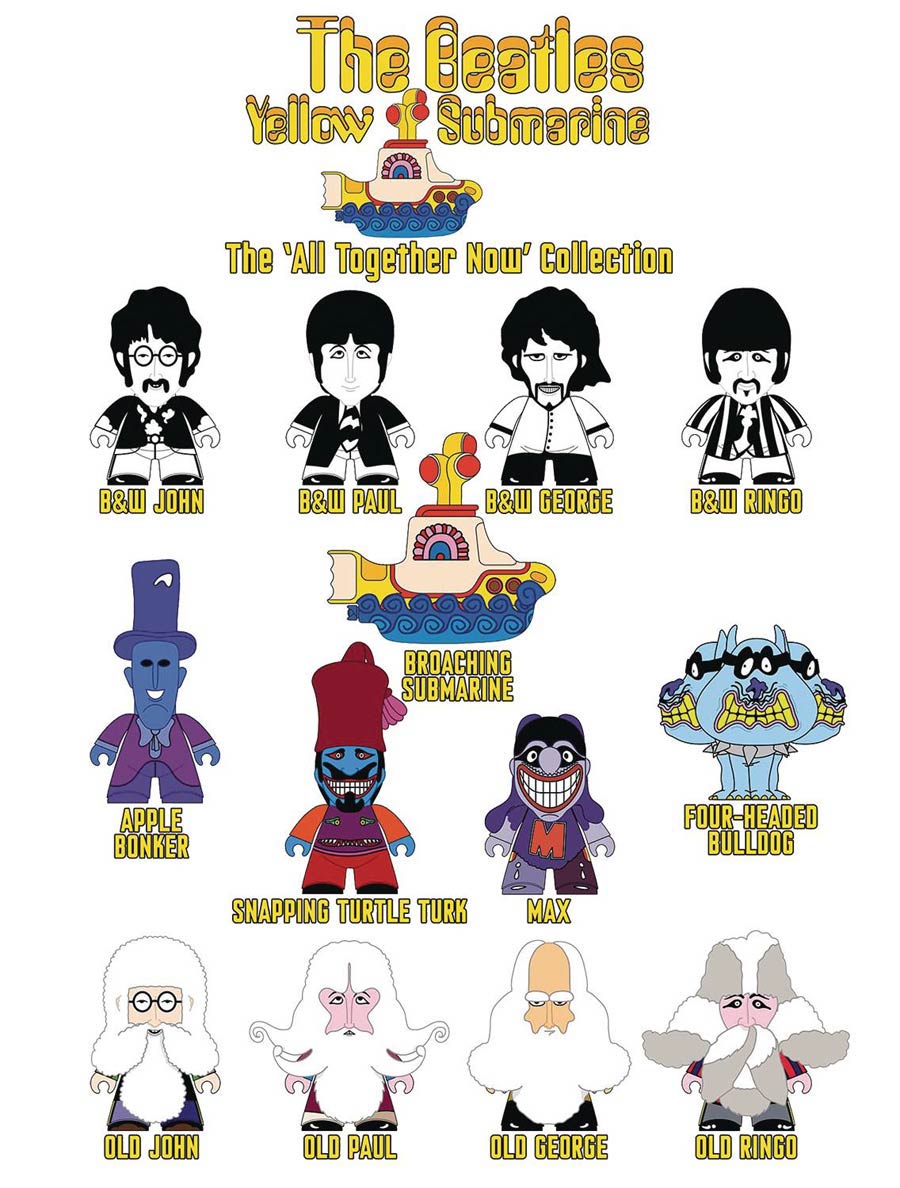 Beatles Yellow Submarine Titans Series 2 Blind Mystery Box