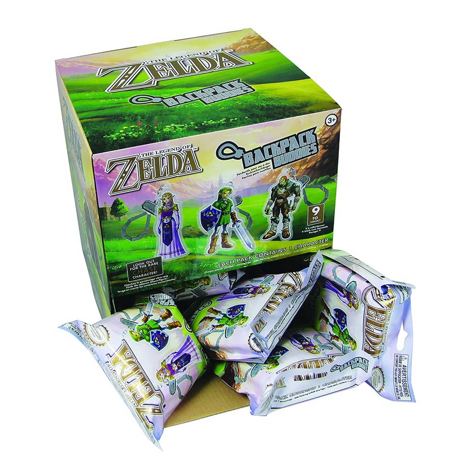 Nintendo Legend Of Zelda 2D Laser Cut Keychain Blind Mystery Box