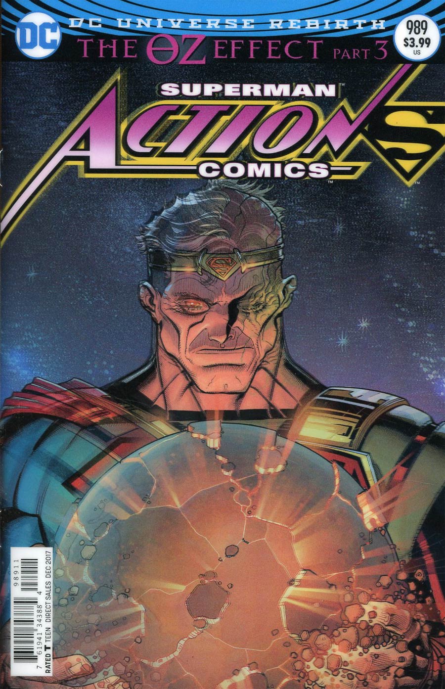 Action Comics Vol 2 #989 Cover A Regular Nick Bradshaw Lenticular Cover