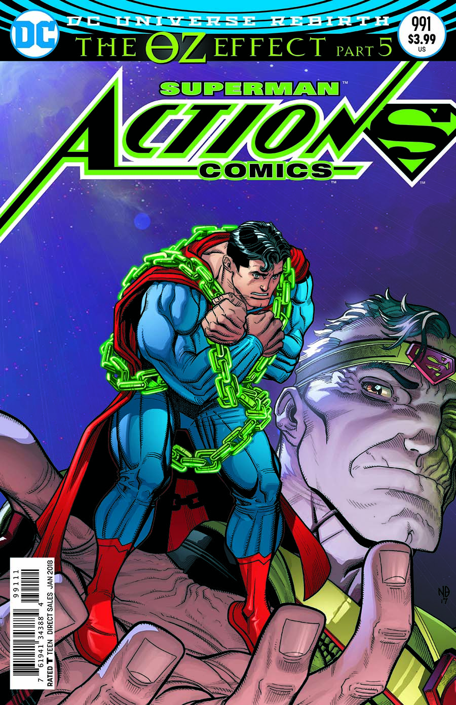 Action Comics Vol 2 #991 Cover A Regular Nick Bradshaw Lenticular Cover