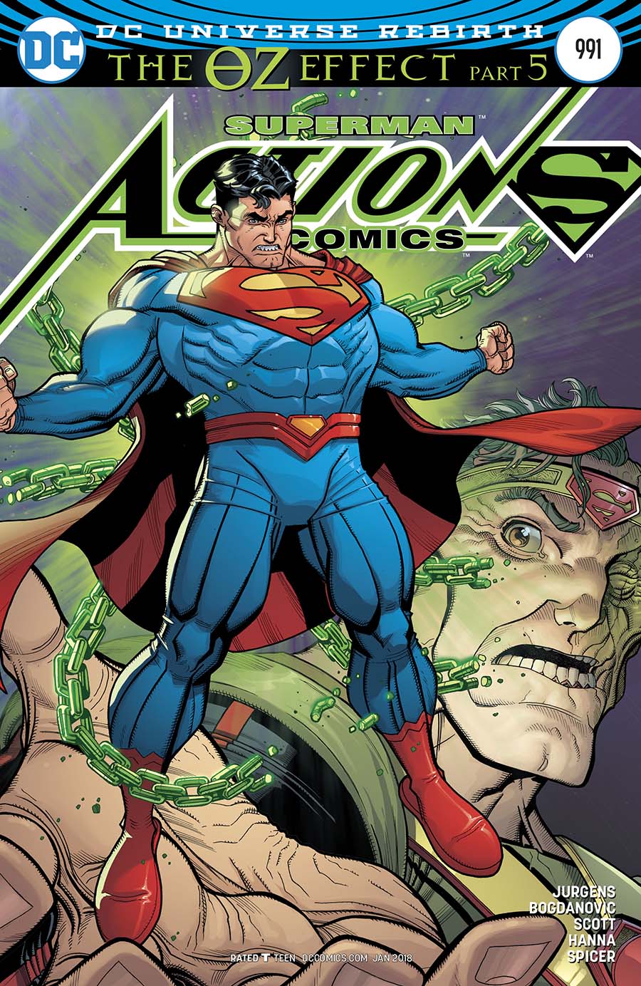 Action Comics Vol 2 #991 Cover B Variant Nick Bradshaw Non-Lenticular Cover