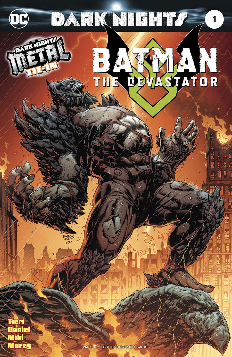 Batman The Devastator #1 Cover A 1st Ptg Foil-Stamped Cover (Dark Nights Metal Tie-In)