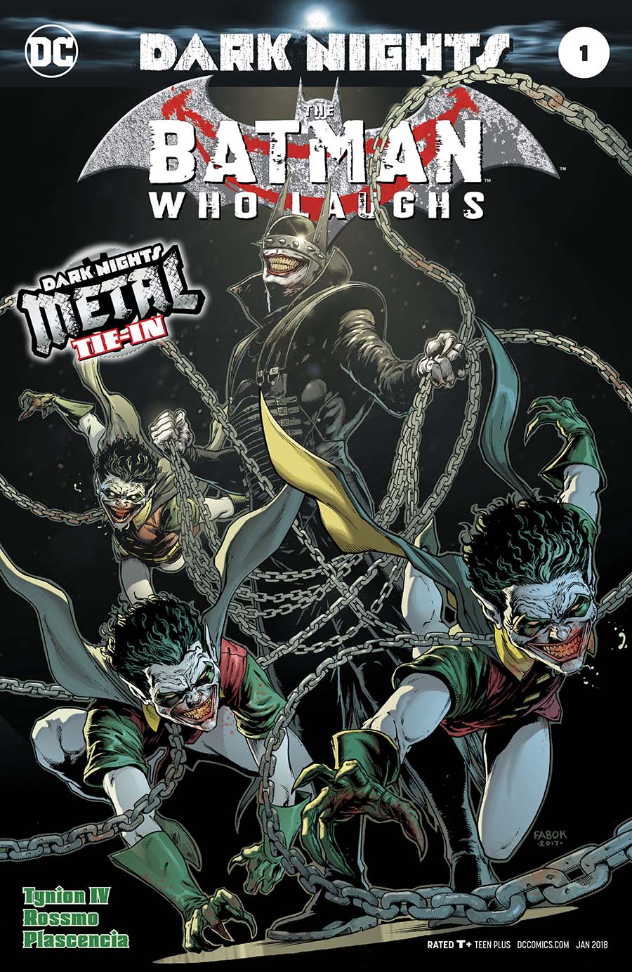 Batman Who Laughs One Shot Cover A 1st Ptg Foil-Stamped Cover (Dark Nights Metal Tie-In)