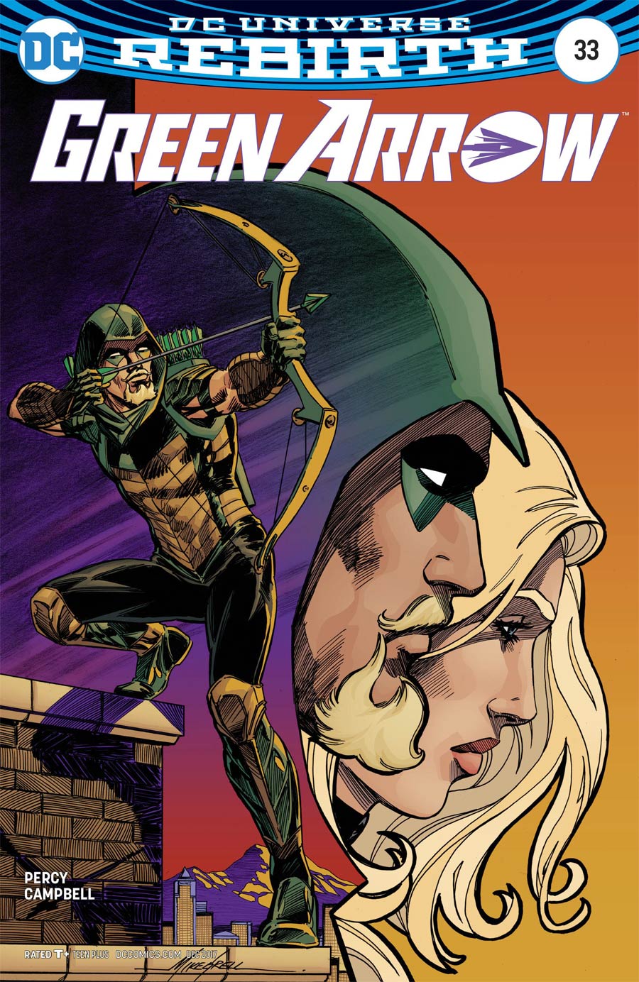 Green Arrow Vol 7 #33 Cover B Variant Mike Grell Cover