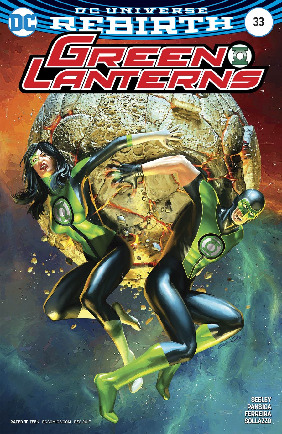 Green Lanterns #33 Cover B Variant Brandon Peterson Cover