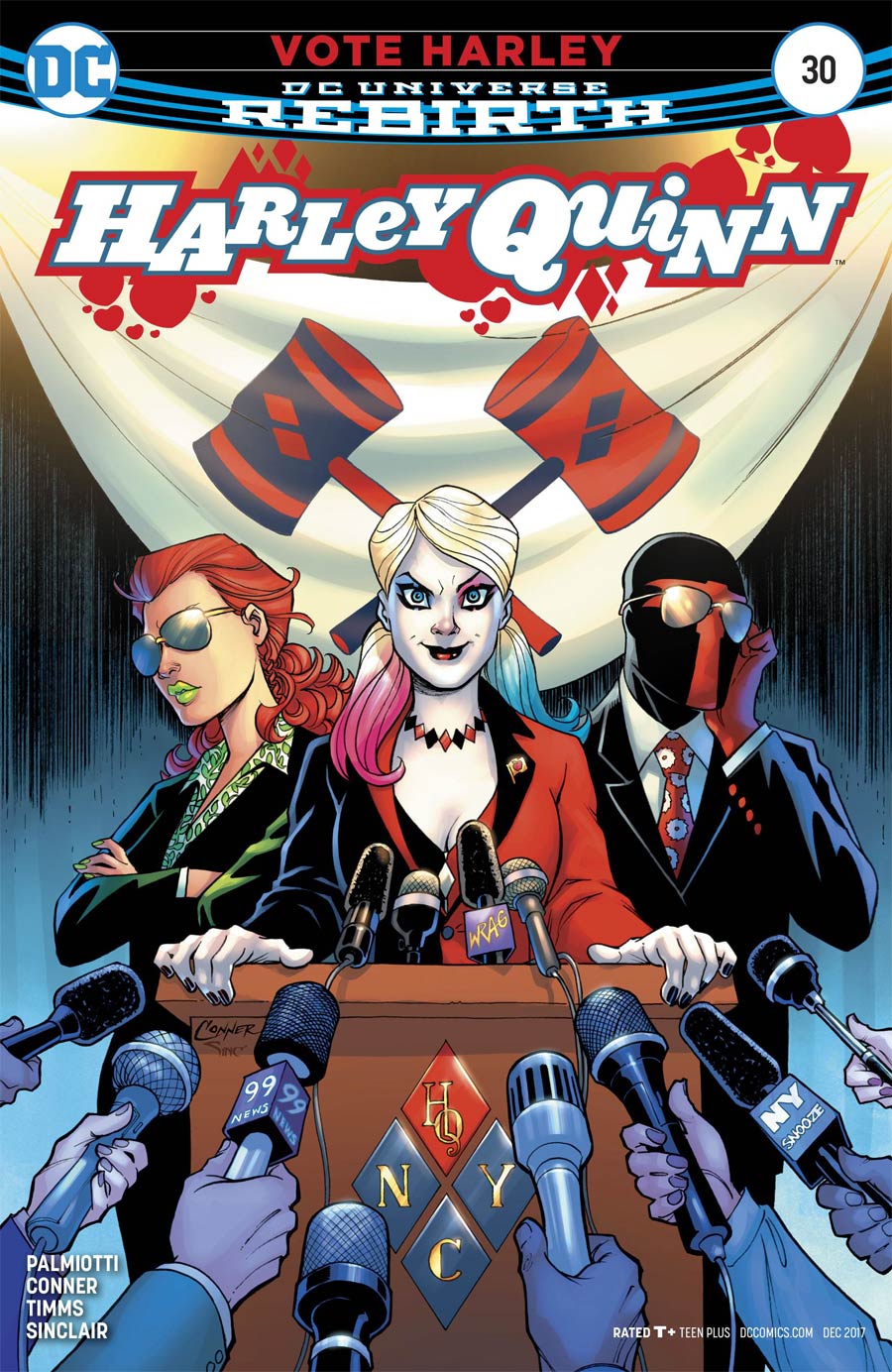 Harley Quinn Vol 3 #30 Cover A Regular Amanda Conner Cover