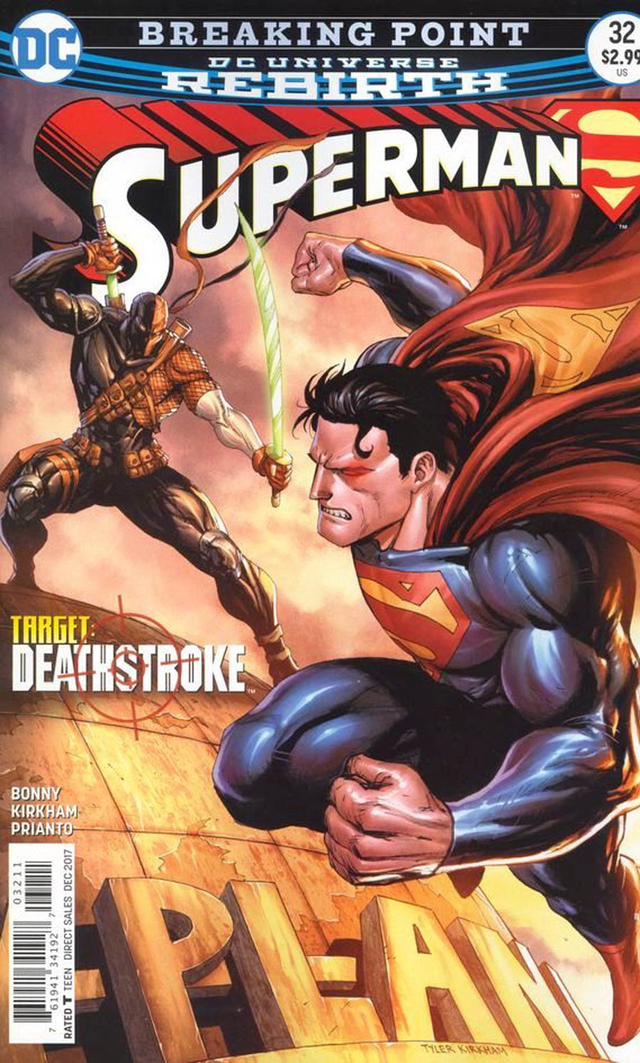 Superman Vol 5 #32 Cover A Regular Tyler Kirkham Cover