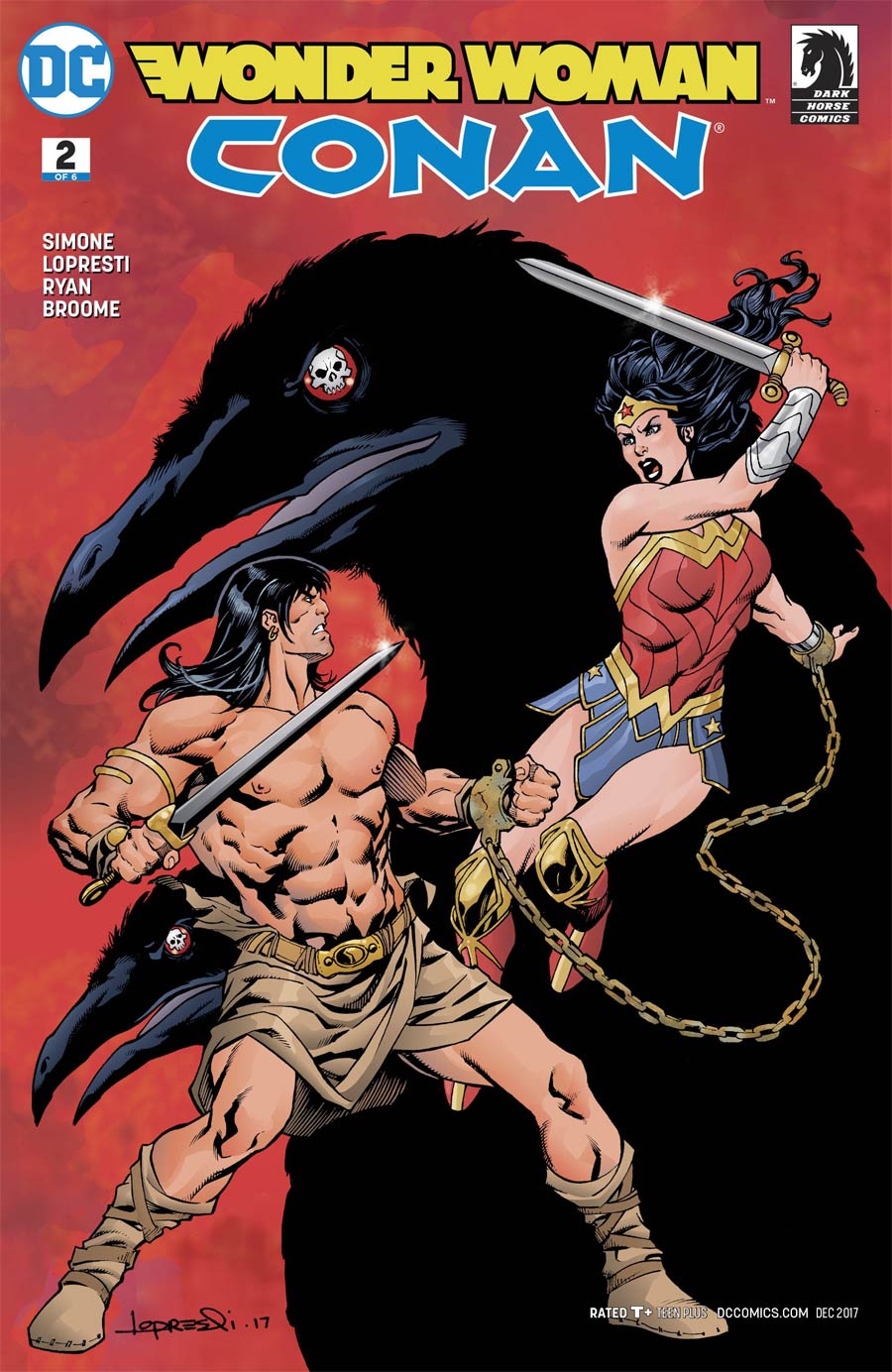 Wonder Woman Conan #2 Cover B Variant Aaron Lopresti Cover