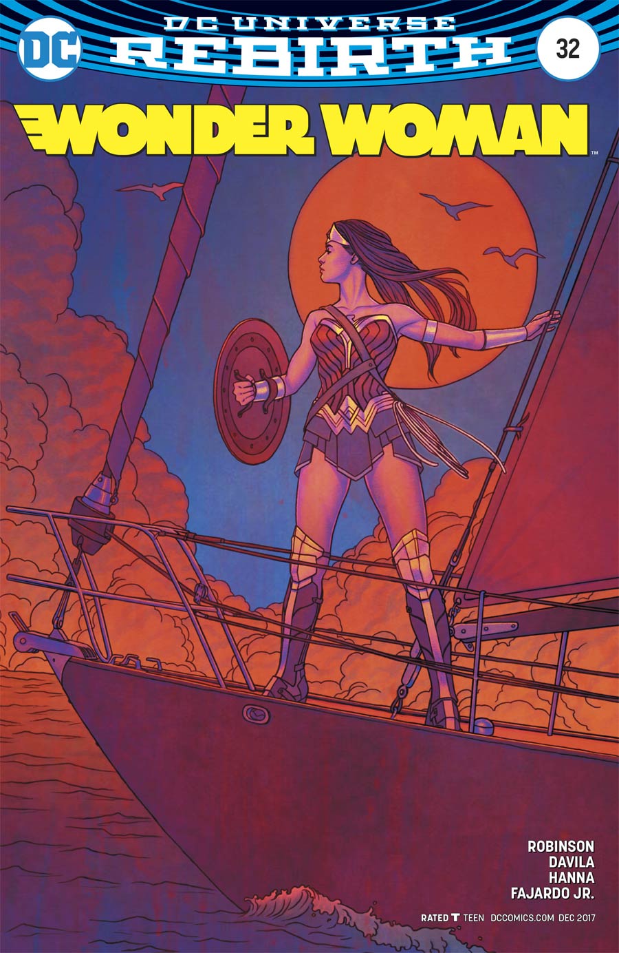 Wonder Woman Vol 5 #32 Cover B Variant Jenny Frison Cover