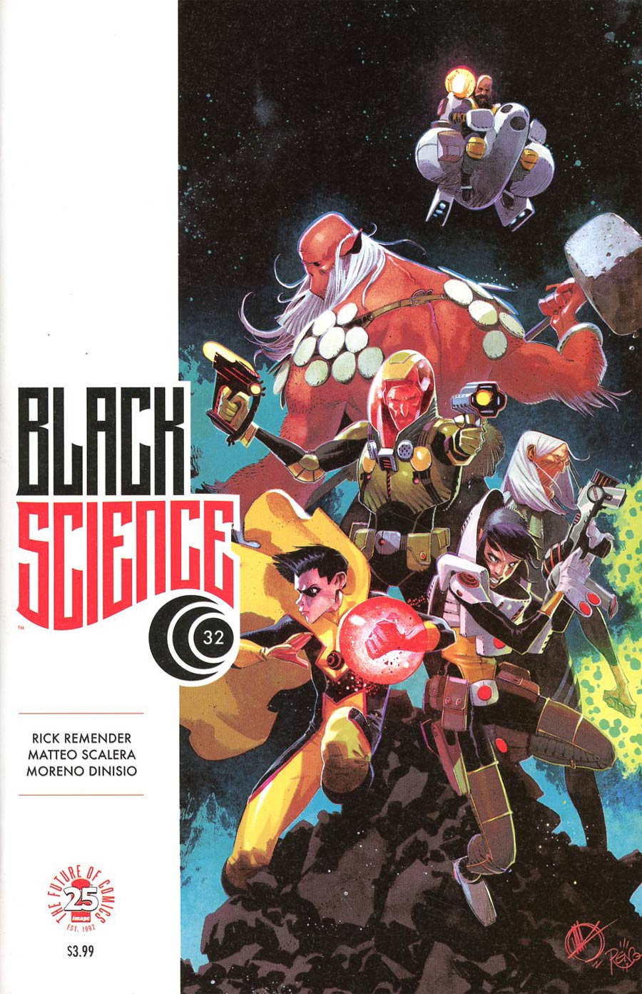 Black Science #32 Cover A Regular Matteo Scalera & Moreno Dinisio Cover