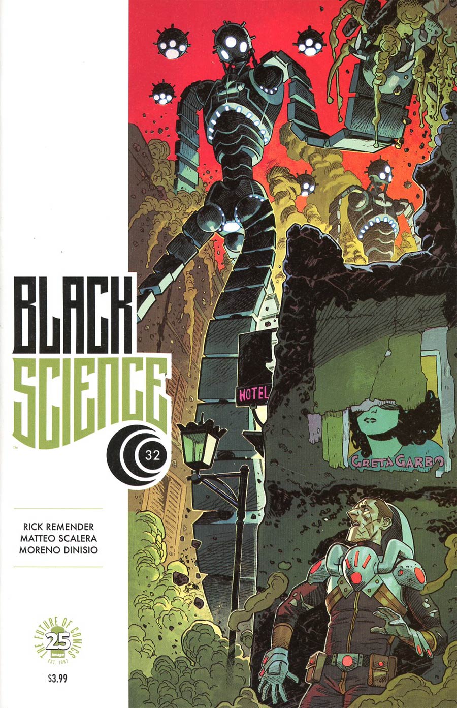 Black Science #32 Cover B Variant Mike Hawthorne Cover