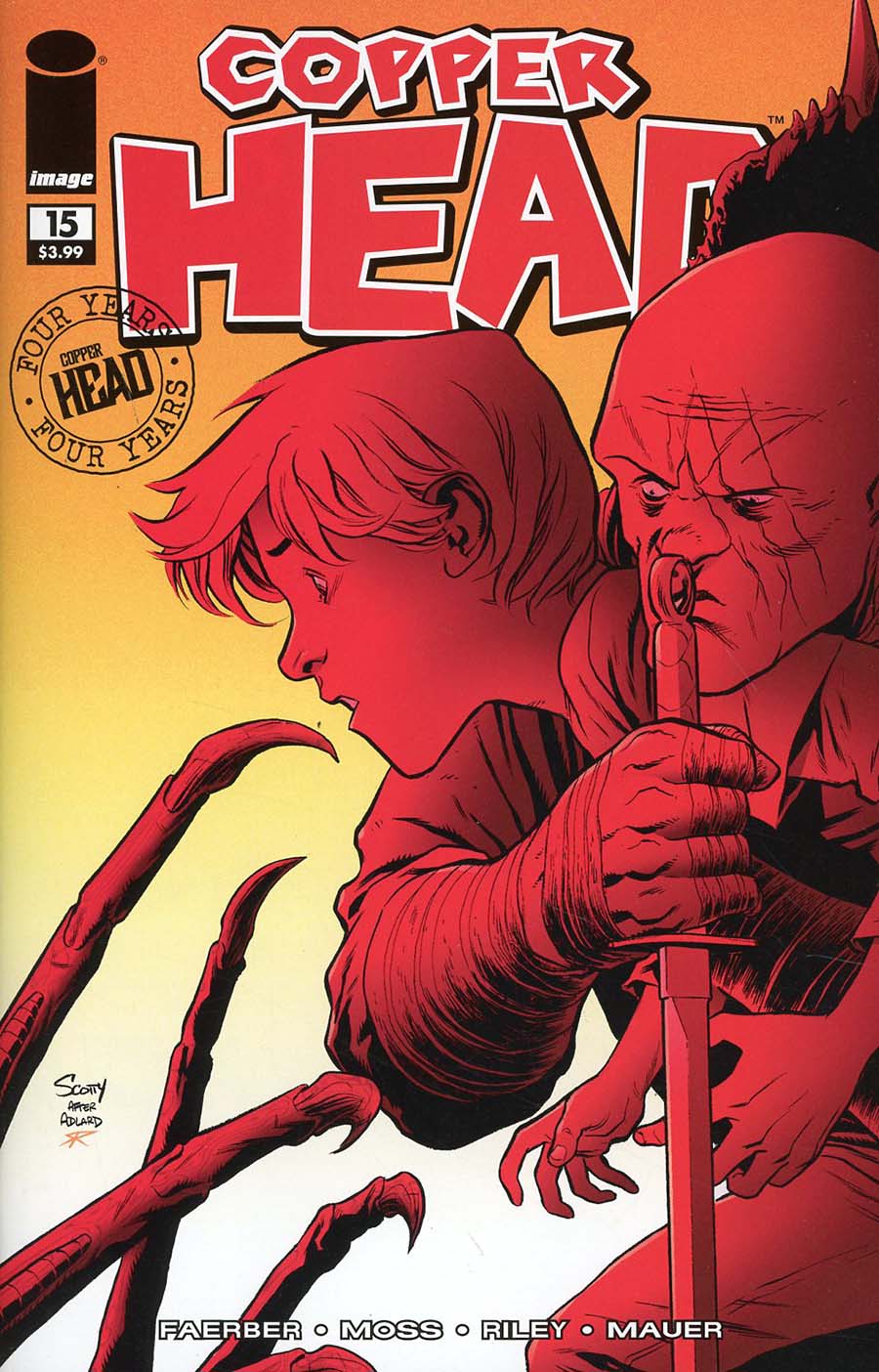 Copperhead #15 Cover B Variant Scott Godlewski & Ron Riley Walking Dead 58 Tribute Color Cover