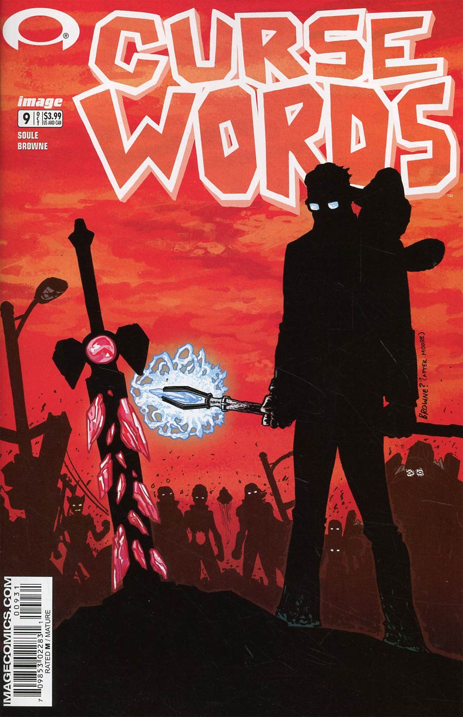 Curse Words #9 Cover C Variant Ryan Browne Walking Dead 6 Tribute Color Cover