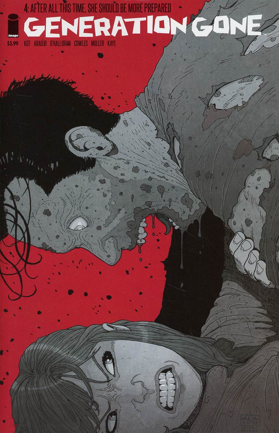 Generation Gone #4 Cover B Variant Andre Lima Araujo & Chris OHalloran Walking Dead 128 Tribute Color Cover