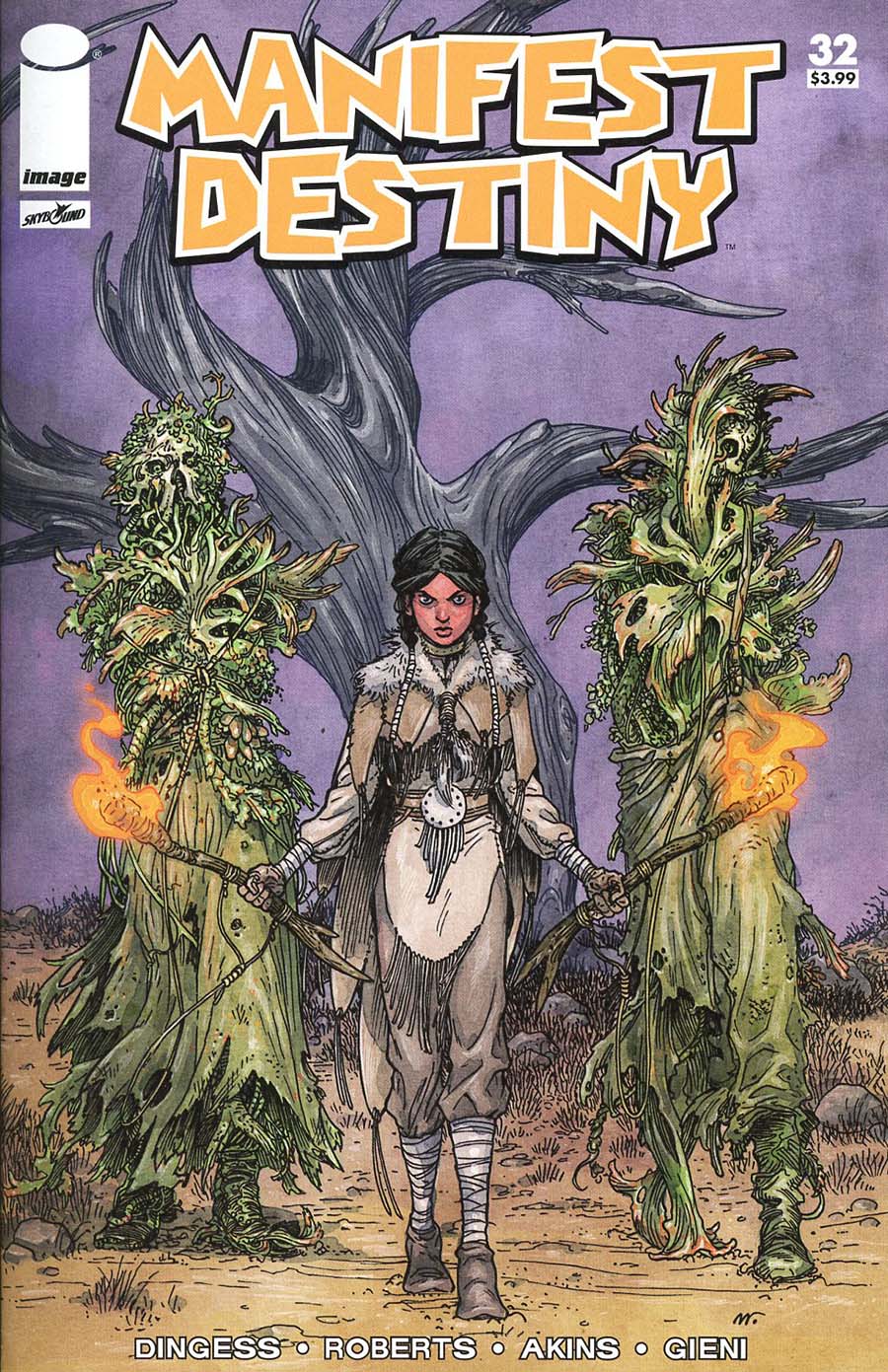 Manifest Destiny #32 Cover B Variant Matthew Roberts & Owen Gieni Walking Dead 19 Tribute Cover