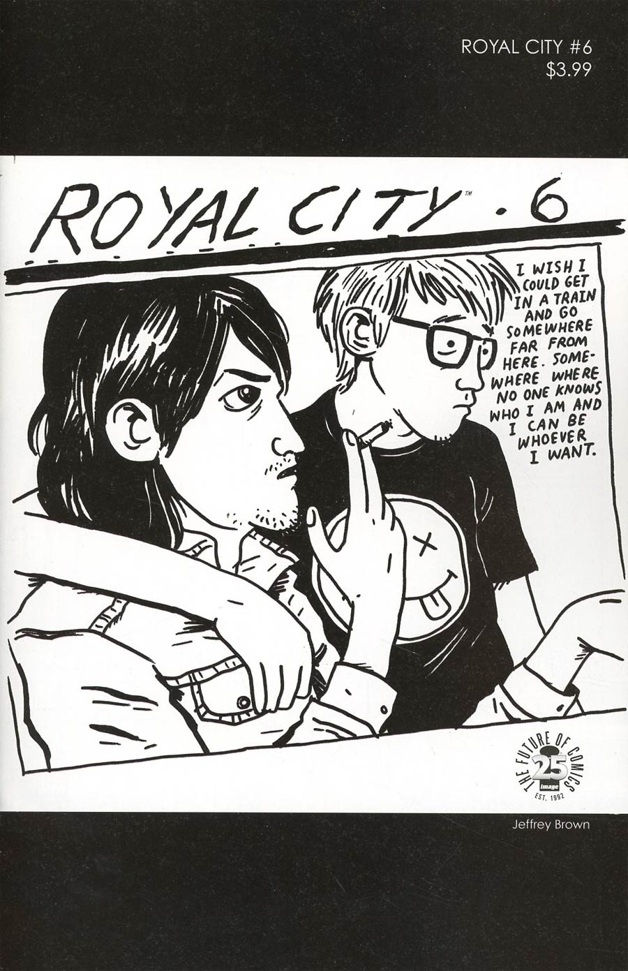 Royal City #6 Cover B Variant Jeffrey Brown 1990s Album Homage Cover